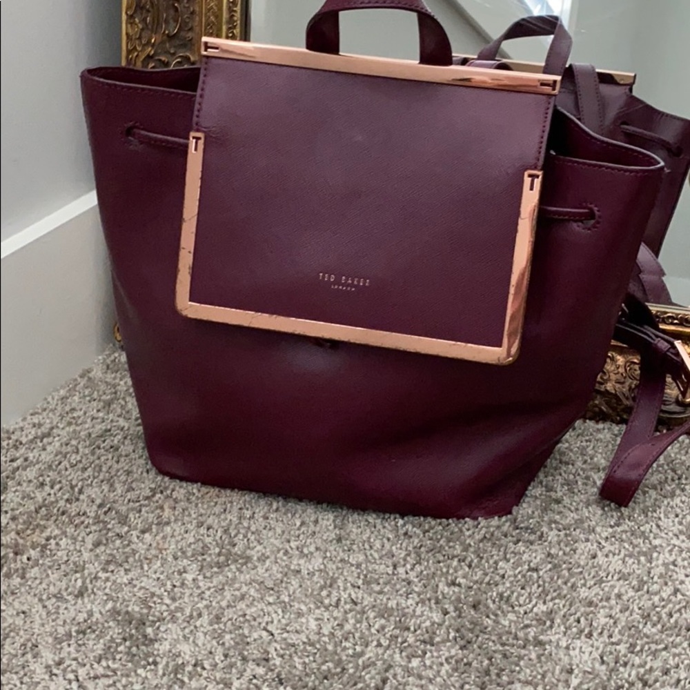 Ted Baker leather backpack in great condition